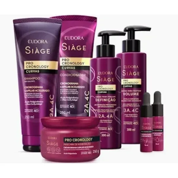 Combo Eudora Siàge Pro Cronology Curvas (7 itens)